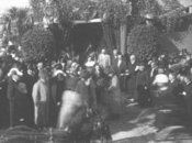Begrüßung von Kaiser Franz Joseph