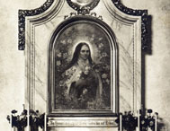 Das Altarbild: Hl. Theresia von Lisieux